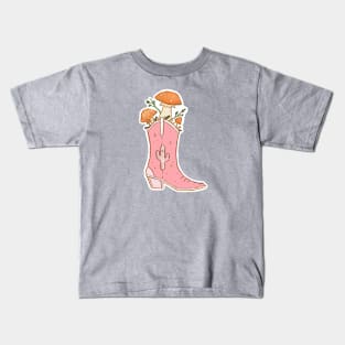 Cowboy Mushie Kids T-Shirt